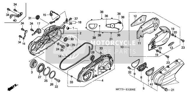 Honda FJS600 2002 Bras oscillant pour un 2002 Honda FJS600